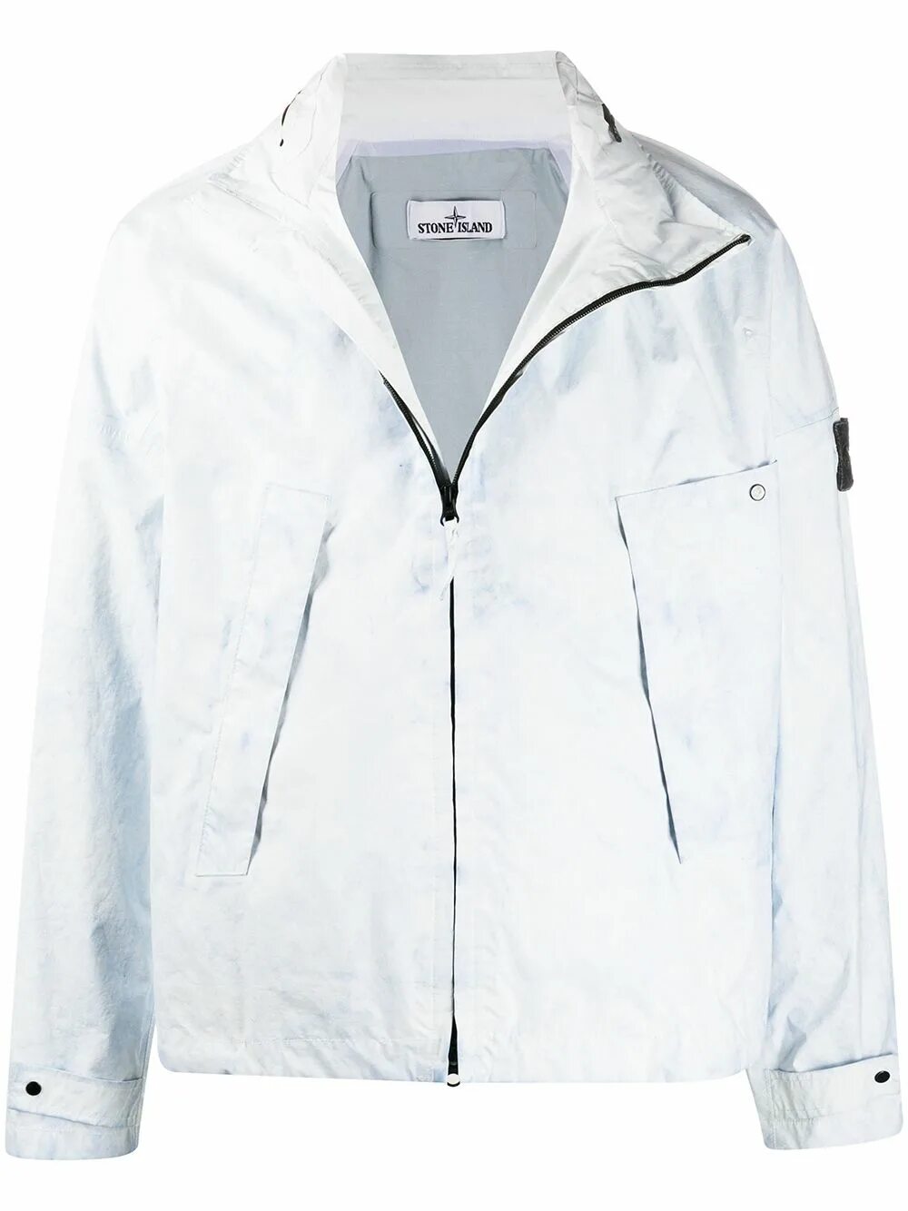 Белый stone island. Куртка стоун айленд белая. stone island куртка на молнии белая. белая куртка stone island. stone island jacket белый.