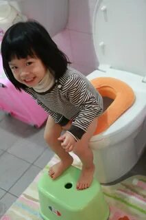Asian girl poop
