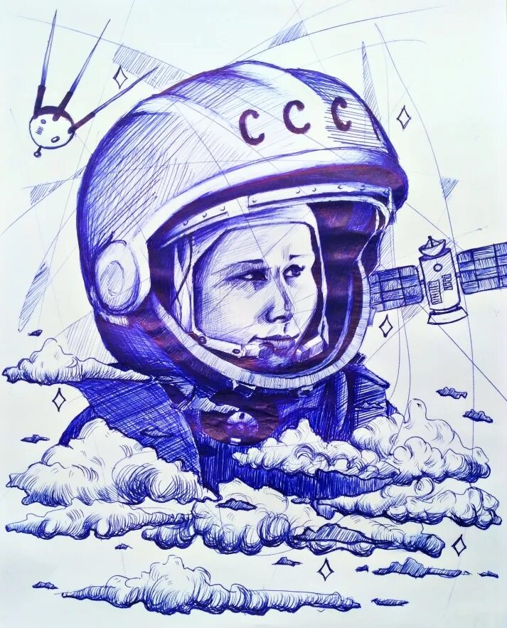Конкурс рисунков гагарин в мире и россии. Гагарин нарисовать. Портрет Гагарина. Гагарин портрет.