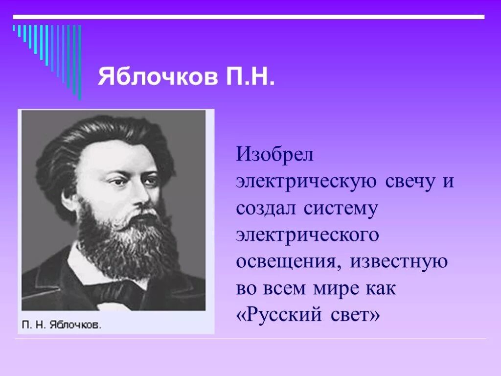 Новые люди кто создал. Яблочков презентация. Российские изобретатели и ученые 19 века. Изобретения русских ученых 19 века. Русские изобретатели 19-20 века.