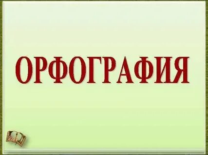 Чем важна орфография