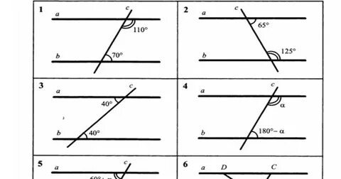 Задачи на признаки параллельных прямых 7 класс по готовым чертежам