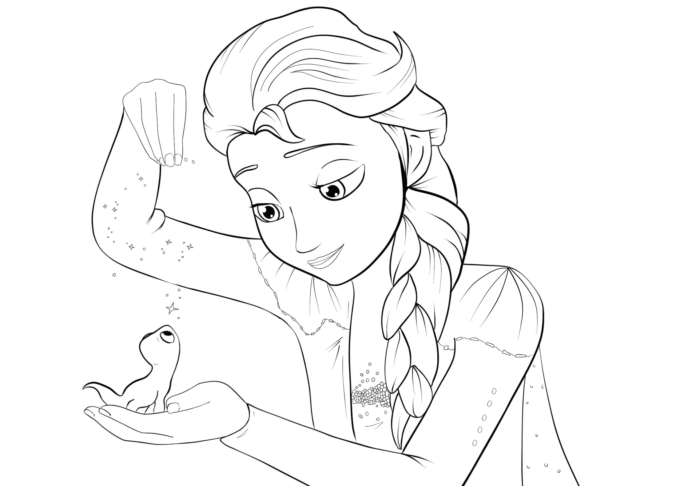 Frozen coloring