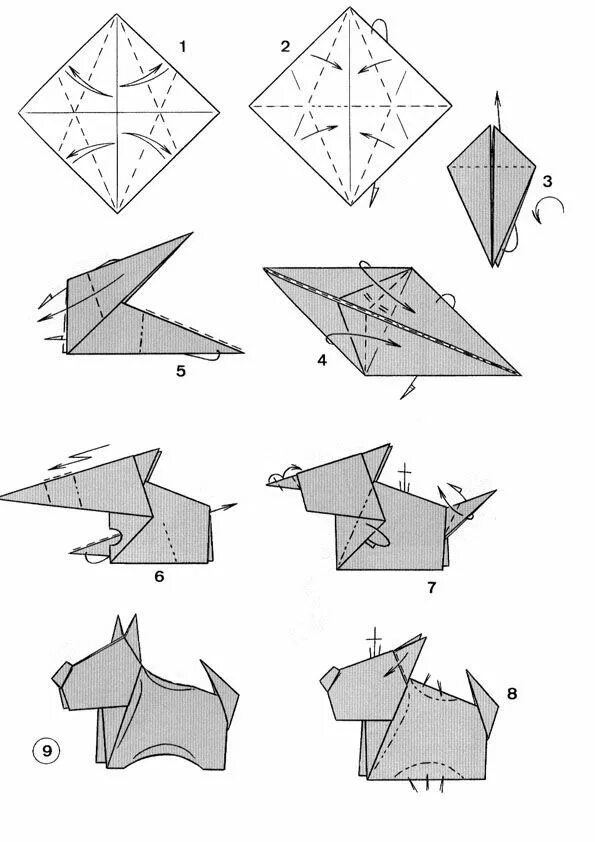Оригами. Оригами животных. Оригами схемы. Оригами животных из бумаги.
