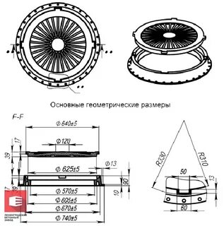 Канализационный люк диаметр крышки