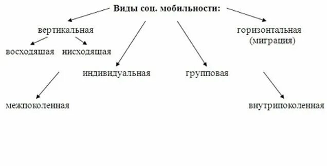 Вертикальная групповая пример. Виды социальной мобильности схема. Схема вертикальная мобильность горизонтальная мобильность. Горизонтальная социальная мобильность схема. Виды социальной мобильности схема таблица.