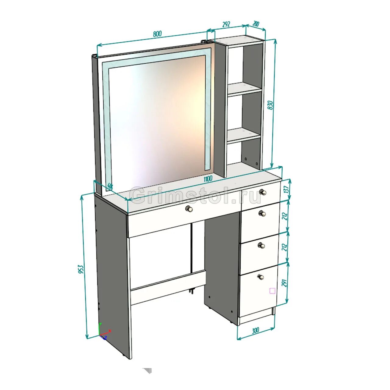 Гримерный столик 2.2л80 трансформер. Гримерный столик 110 см. Столик гримерный с зеркалом и подсветкой 110. Гримерный столик 1000/450*750. Сборка стола туалетного