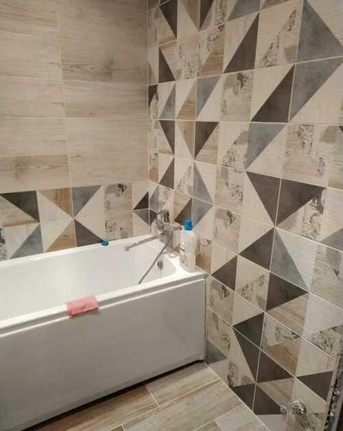 Плитка из леруа мерлен в интерьере ванной Unico Piastrelle Leroy Merlin Bagno Appartamento contemporaneo, Arredamento picc
