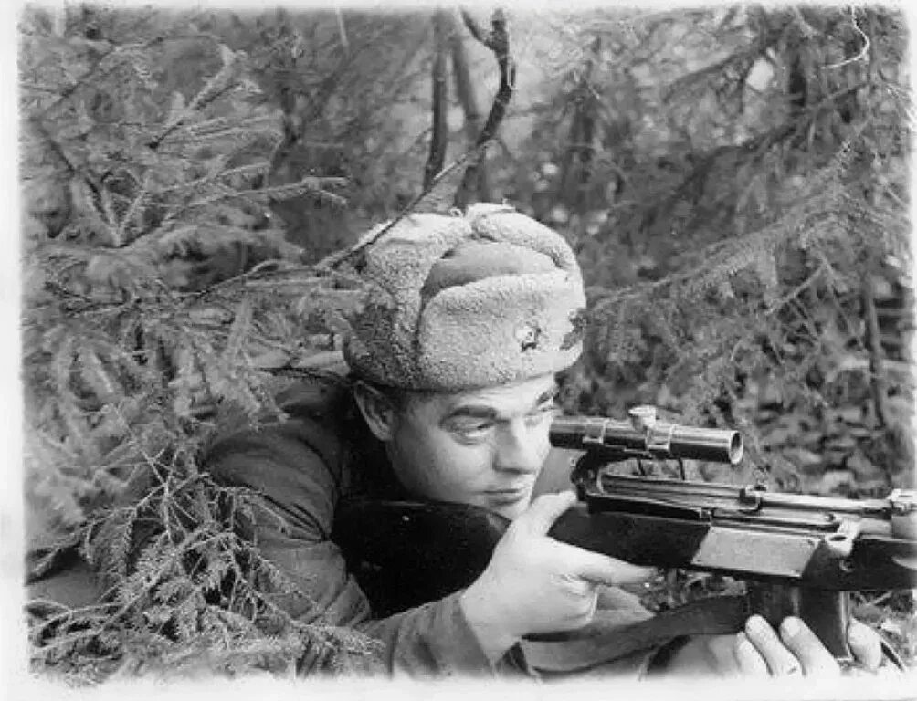 Снайперы ВОВ 1941-1945 СССР. Командир снайперской группы удочерил девочку