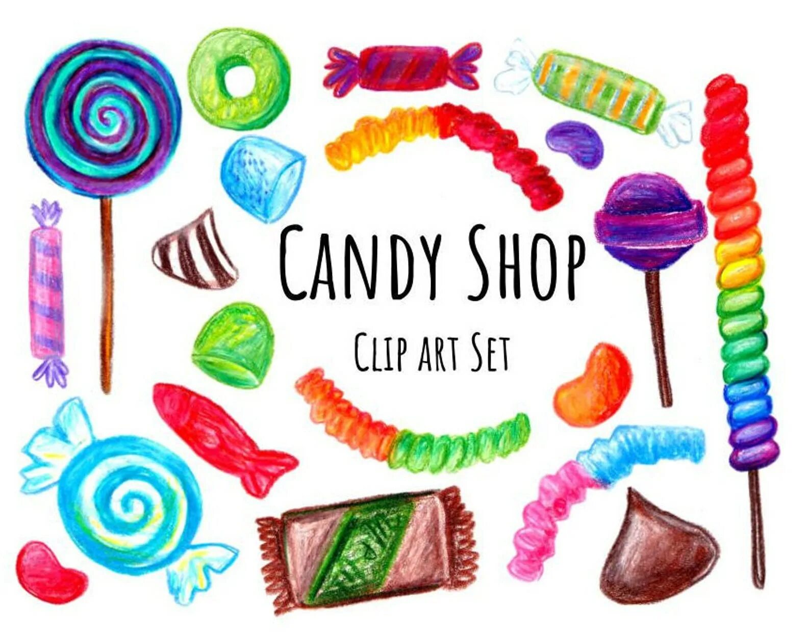 Канди пдф. Candy рисунок. Candy shop иллюстрация. Вывеска сладости. Candy клипарт.