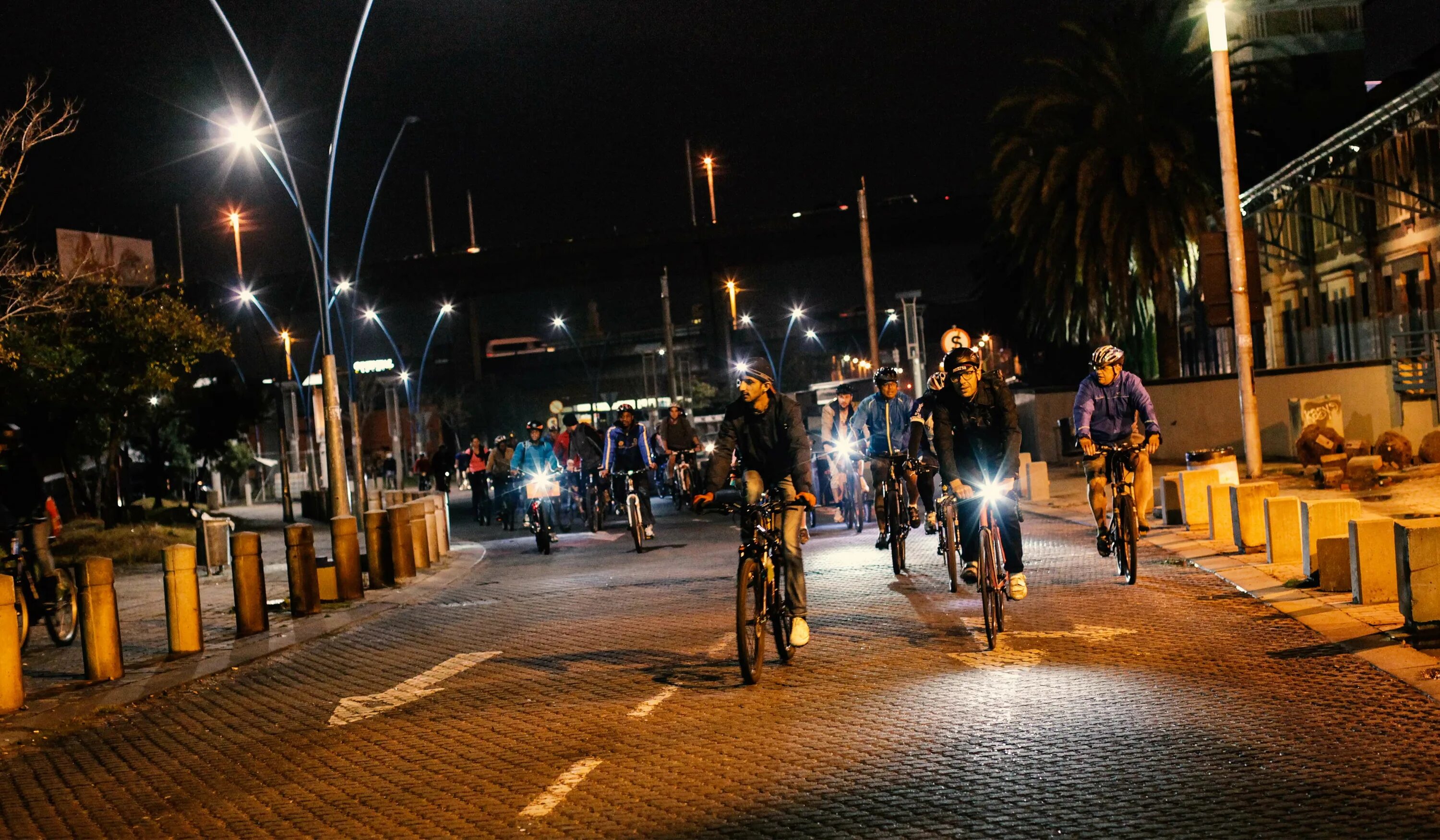 Riding the light. Riding at night. night ride. cyclist at night. riding light.