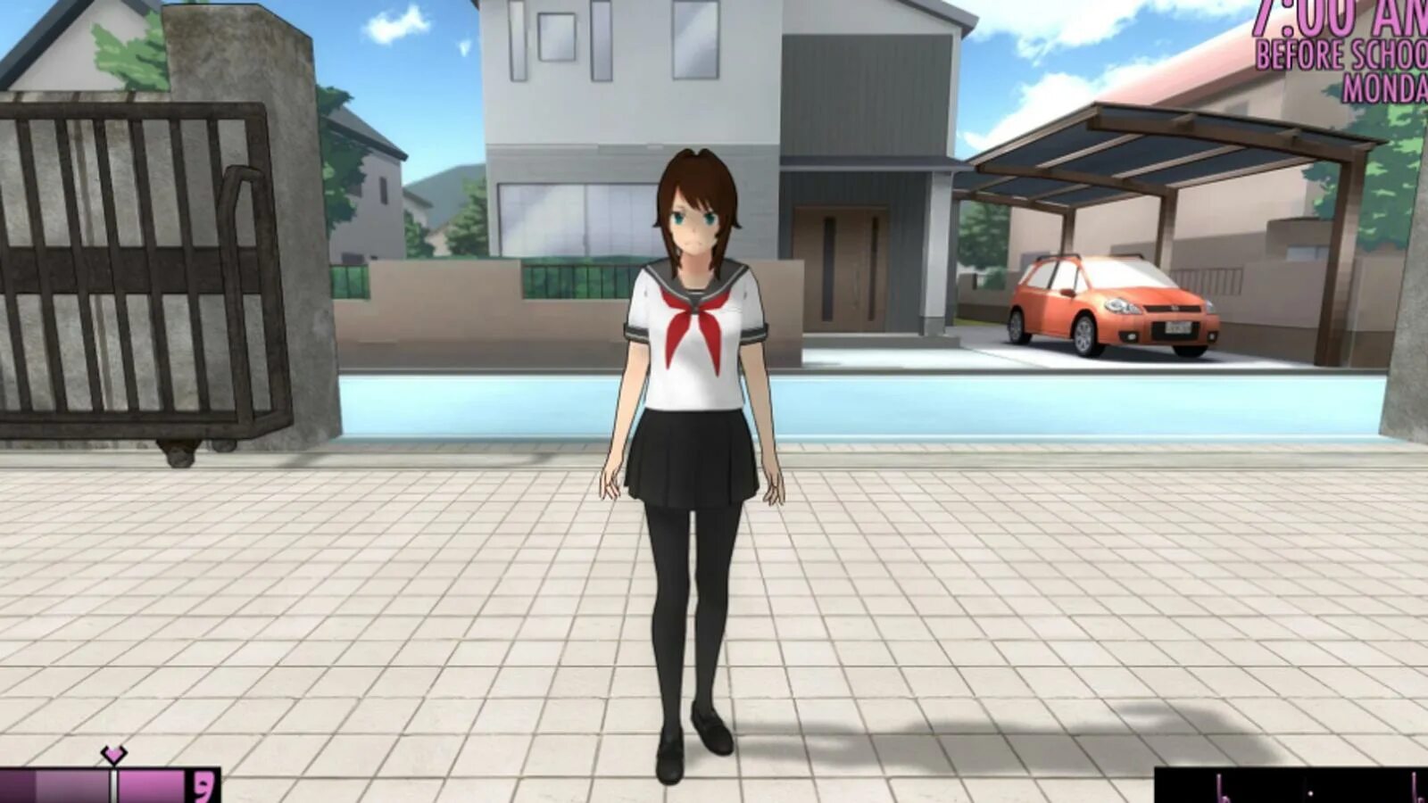 Yandere simulator на андроид оригинал. Яндере симулятор дебаг. Первая версия Яндере симулятор 2014.