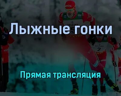 Трансляция лыжных гонок сегодня