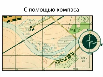 Ориентирование на местности по компасу и карте