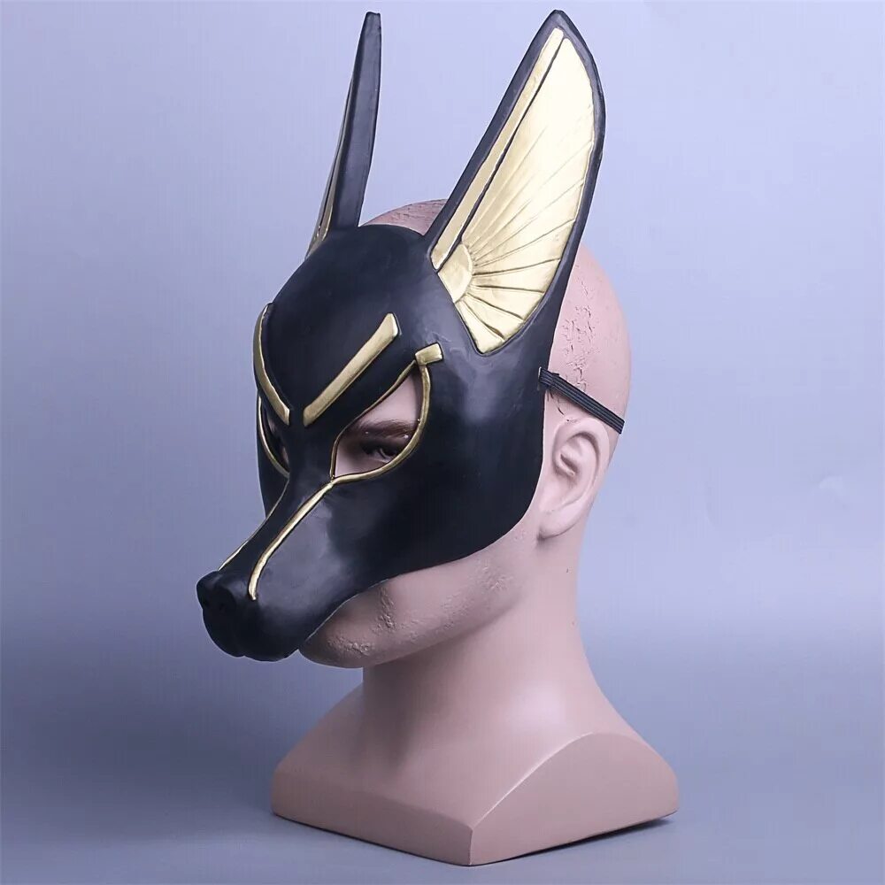 Анубис маска. Египетская маска Анубиса. Маска Анубис шоу маска.