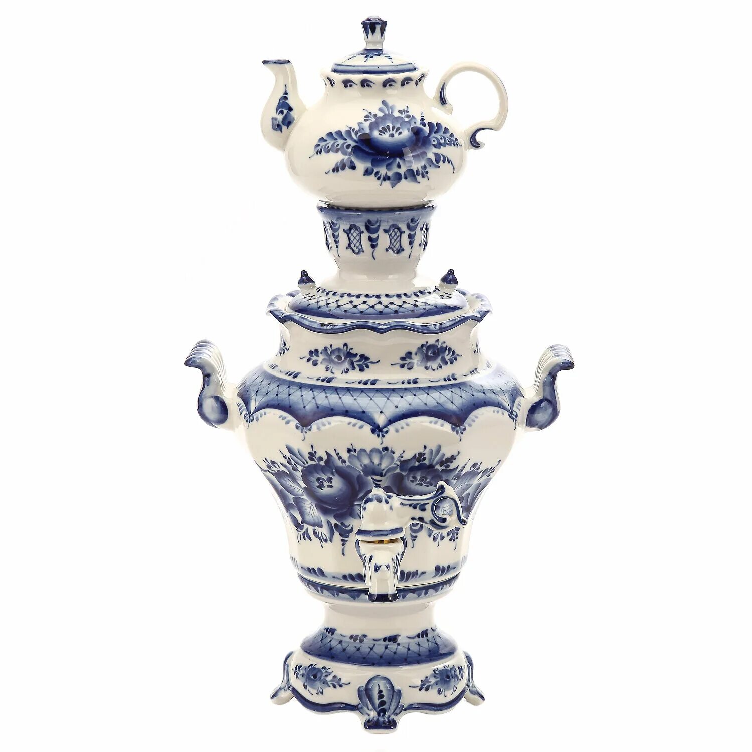 электрозаводская гжель. электрозаводская гжель. народный промысел гжель. чайный сервиз гжель снегири. самовар петушок гжель.