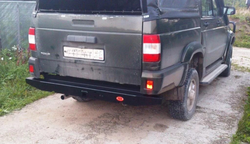 Как снять задний пластиковый бампер уаз пикап Каркас бампера заднего УАЗ 3163, Патриот до 2015 г.в. (стеклопластик) купить с