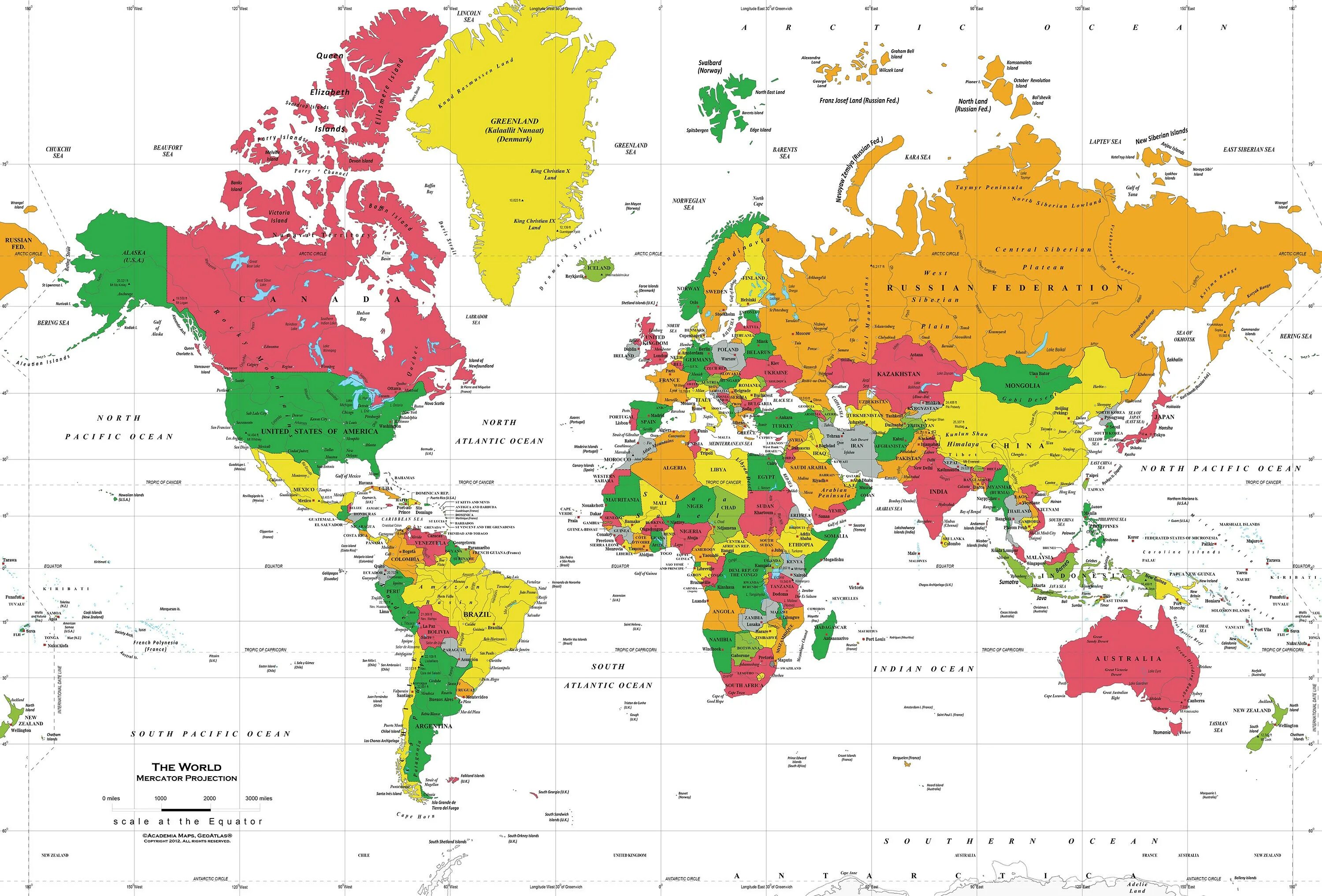 Карта страны 2022 год