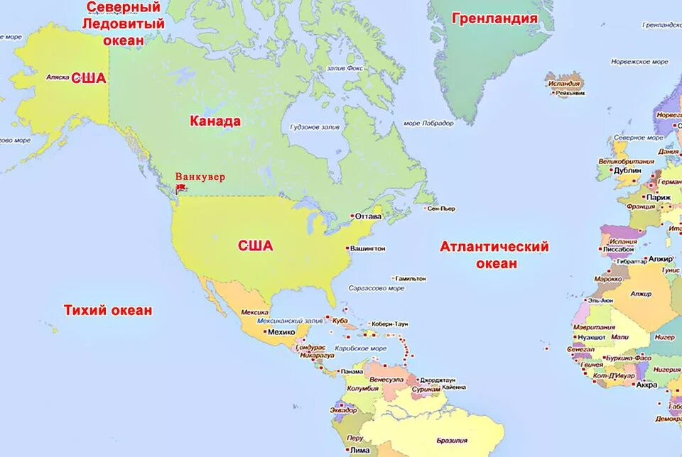 Положение на материке сша и канады. Канада географическое положение карта. Расположение Канады на карте. Где находится Канада на Катре.