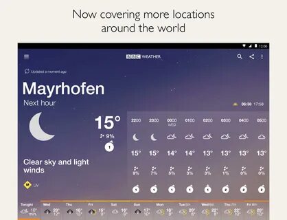 Weather updates