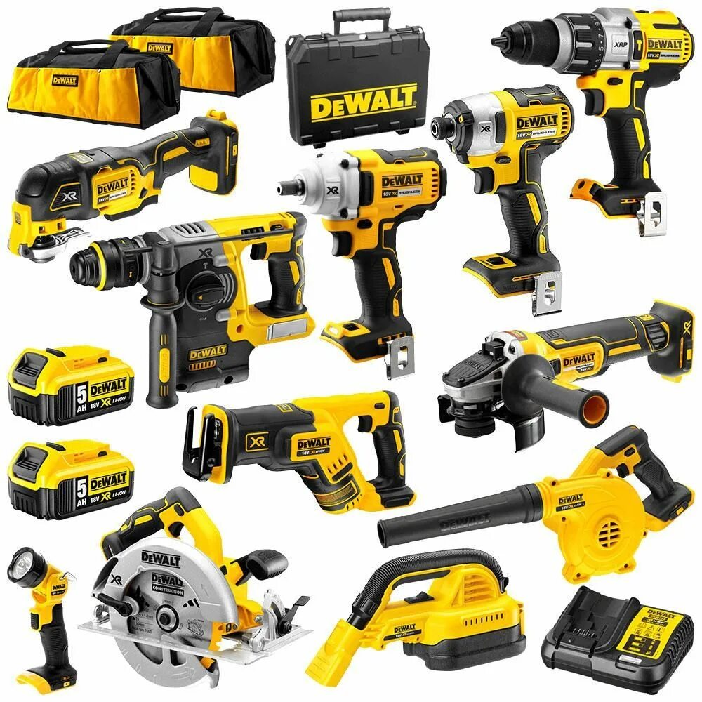 Набор электроинструмента DEWALT dck755p3t. DEWALT шуруповерт 20v. Аккумуляторный перфоратор DEWALT 18v. Аккумуляторная линейка 12в DEWALT.