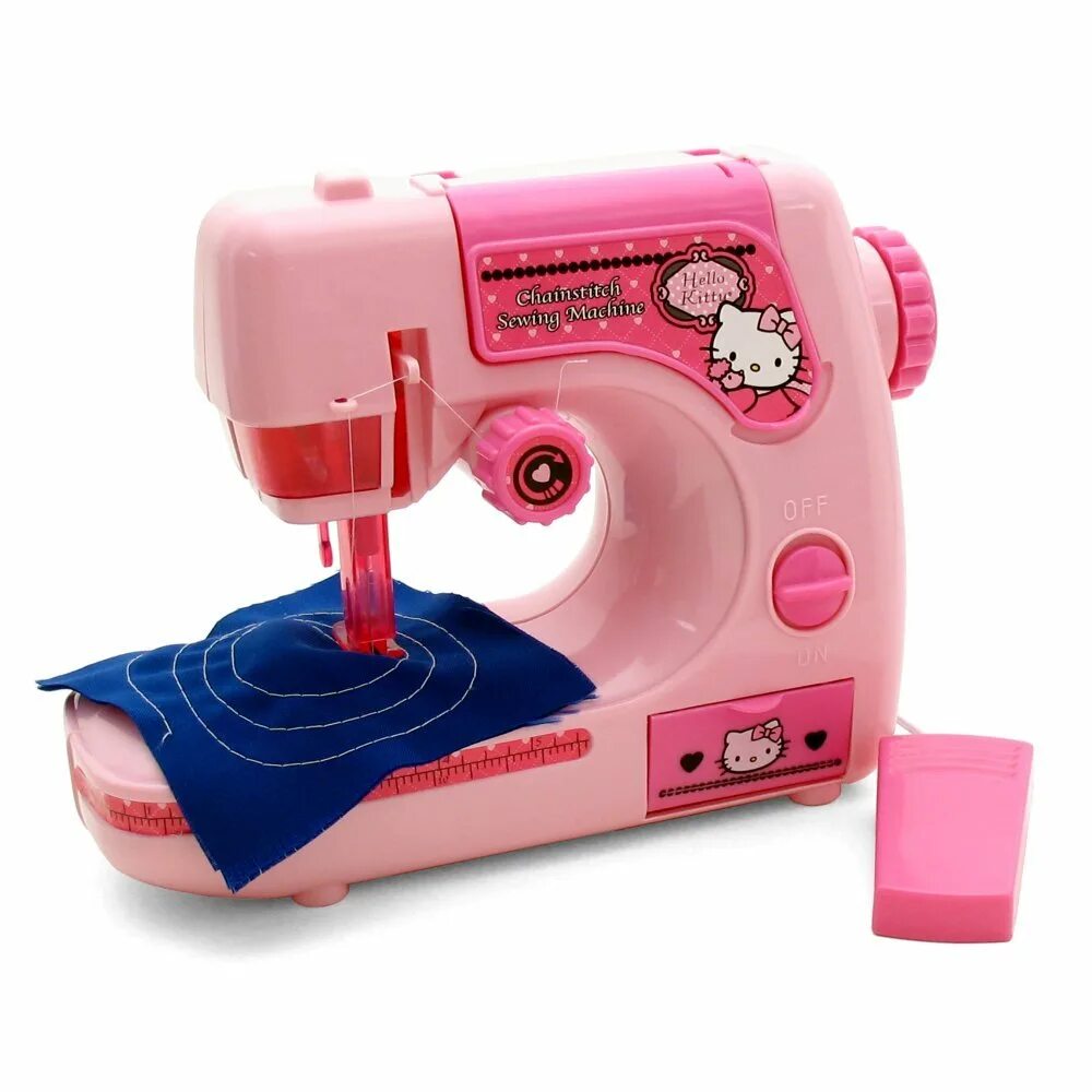 Швейная машинка для кукол. Швейная машинка с Хеллоу Китти. Детская швейная машинка Sewing Machine. Швейная машинка Kitty Ingrid.