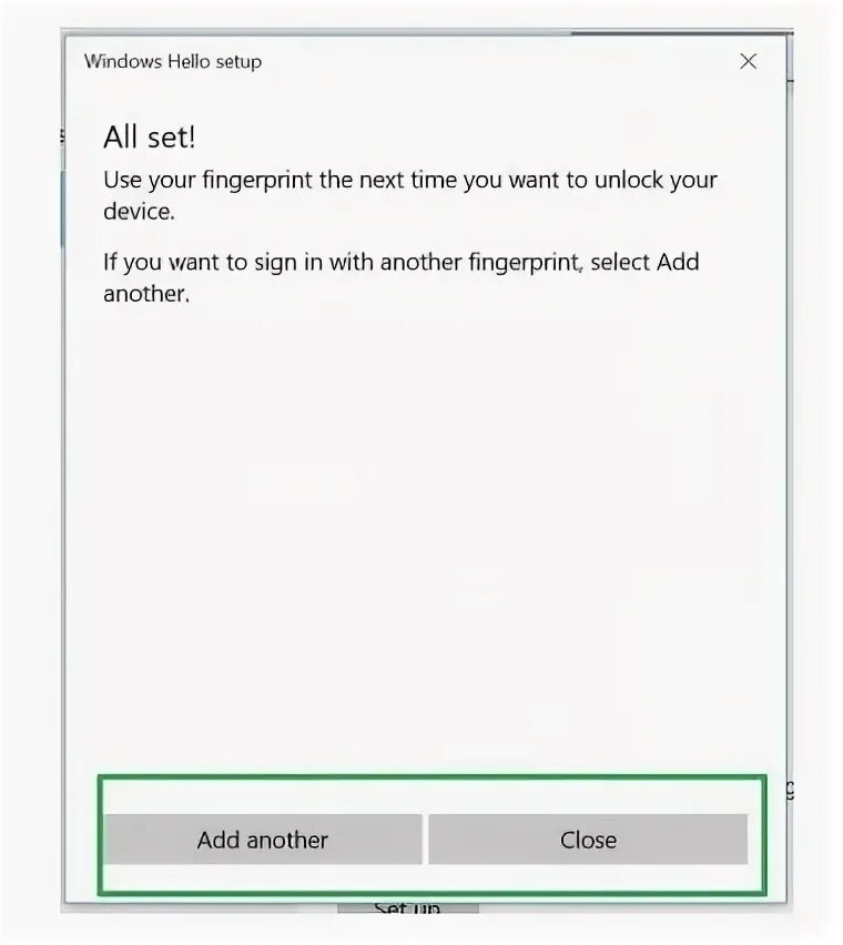 Add fingerprint to known hosts. Windows hello fingerprint. windows hello set up fingerprint.