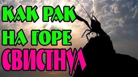 Рак на горе свистит