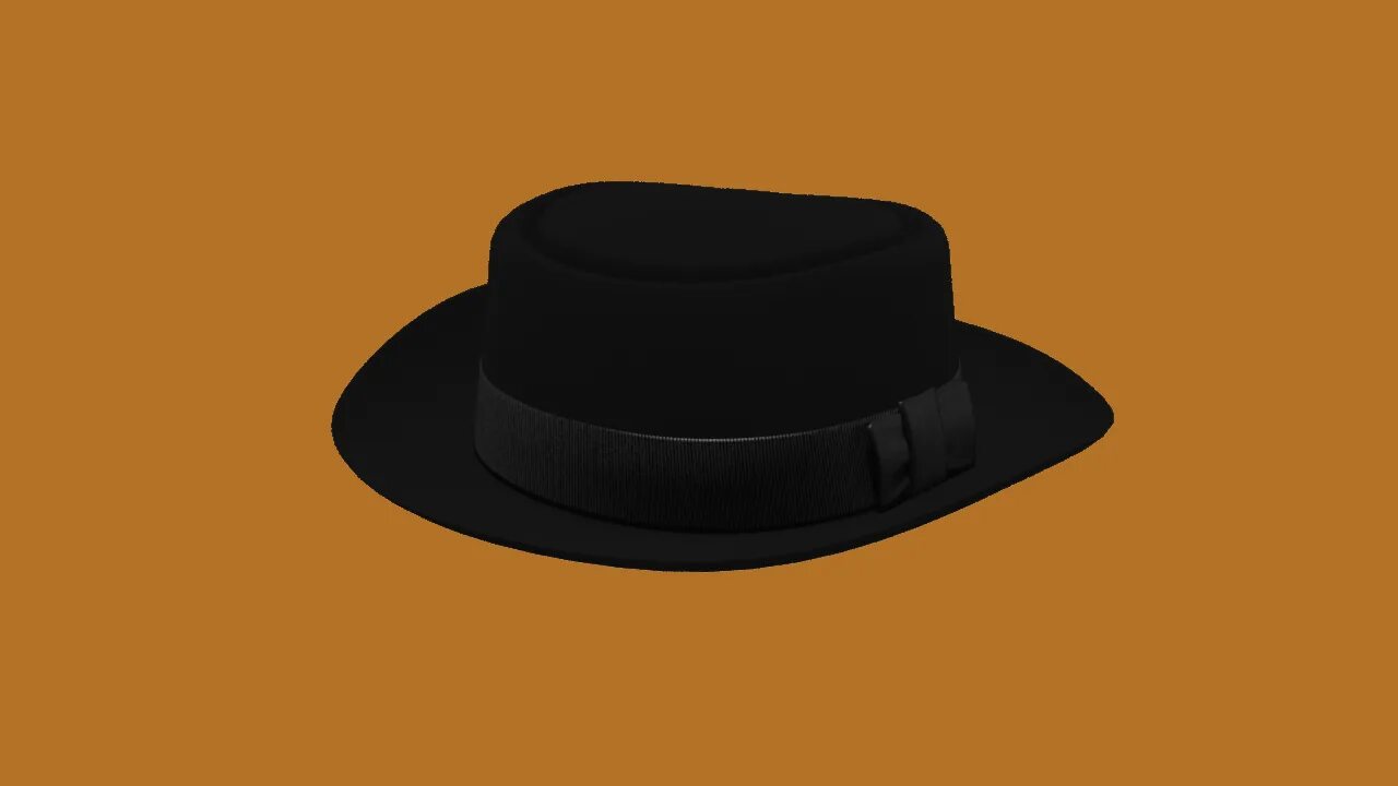 Bad hat. Шляпа 3d. Шляпа черная 3d. Шляпа 3d model.