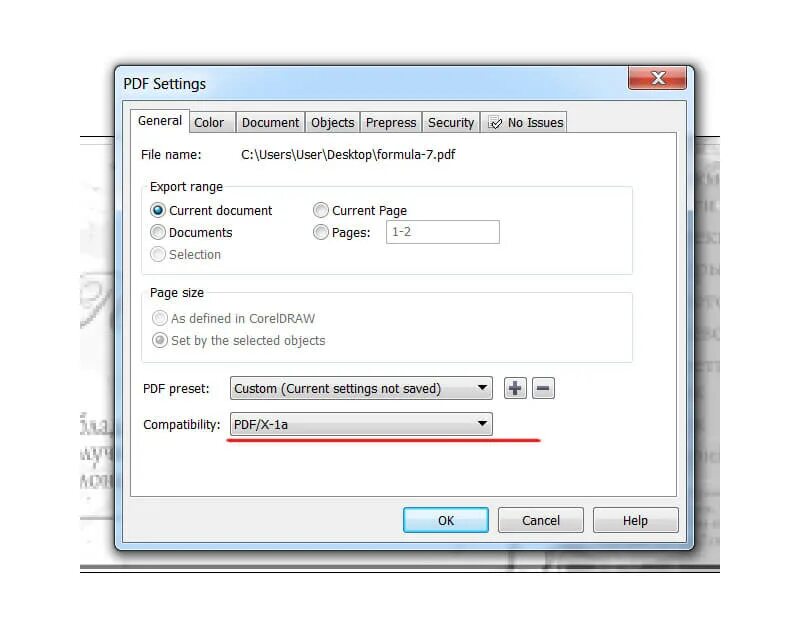 Экспорт в пдф из Корела. Параметры пдф для печати из Корела. Как распечатать пдф без полей. Почему корел не сохраняет в пдф.
