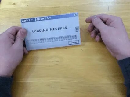 Loading message