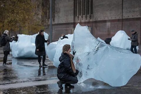 A work of art ice