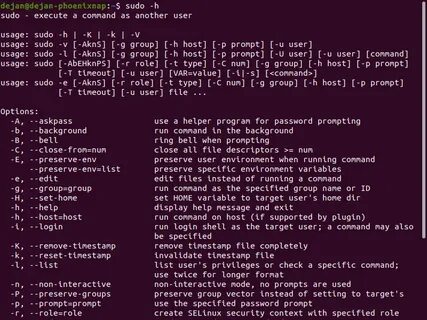 Sudo r