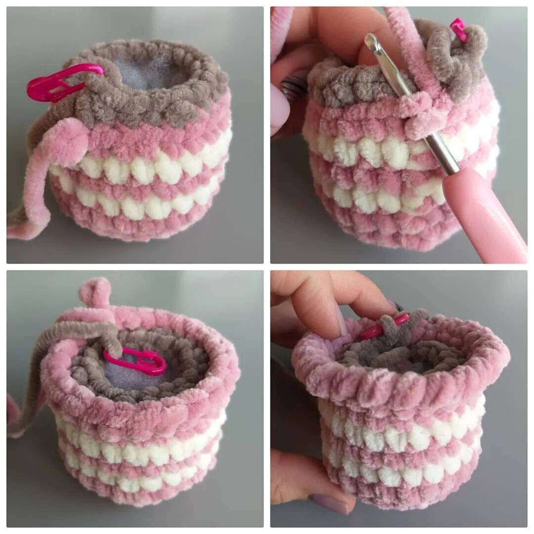 Корзинка из плюшевой пряжи крючком. Корзинка вязаная крючком из плюшевой пряжи. Вязаные корзины из плюшевой пряжи. Корзинка из плюшевой пряжи. Корзинка из плюшевой пряжи крючком.