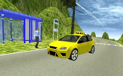 Taxi driving simulator