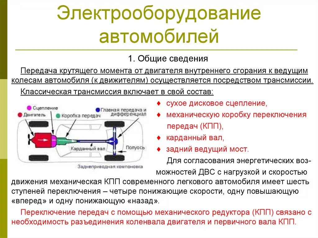 Общее устройство электрооборудования автомобиля. Перечислите элементы электрооборудования автомобиля. Основные части электрооборудования автомобиля. Система электрооборудования схема устройства автомобиля.