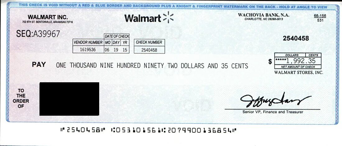 Check this one. Чек Волмарт. Void cheque. Walmart check. Чек из Walmart.