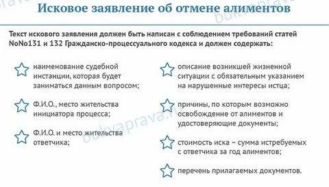 Как отменить алименты