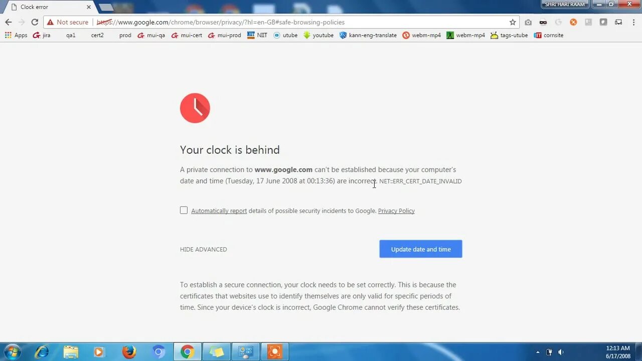 Часы ошибка. Your clock is behind. error clock. ошибка гугл фото. clock error update date and time.