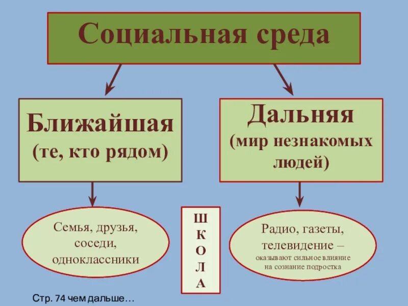 Социальное окружение примеры