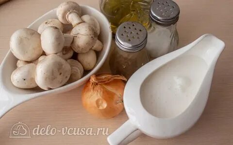 Соус из шампиньонов с молоком