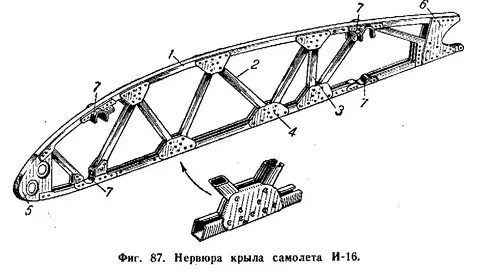 Чертеж лонжерона
