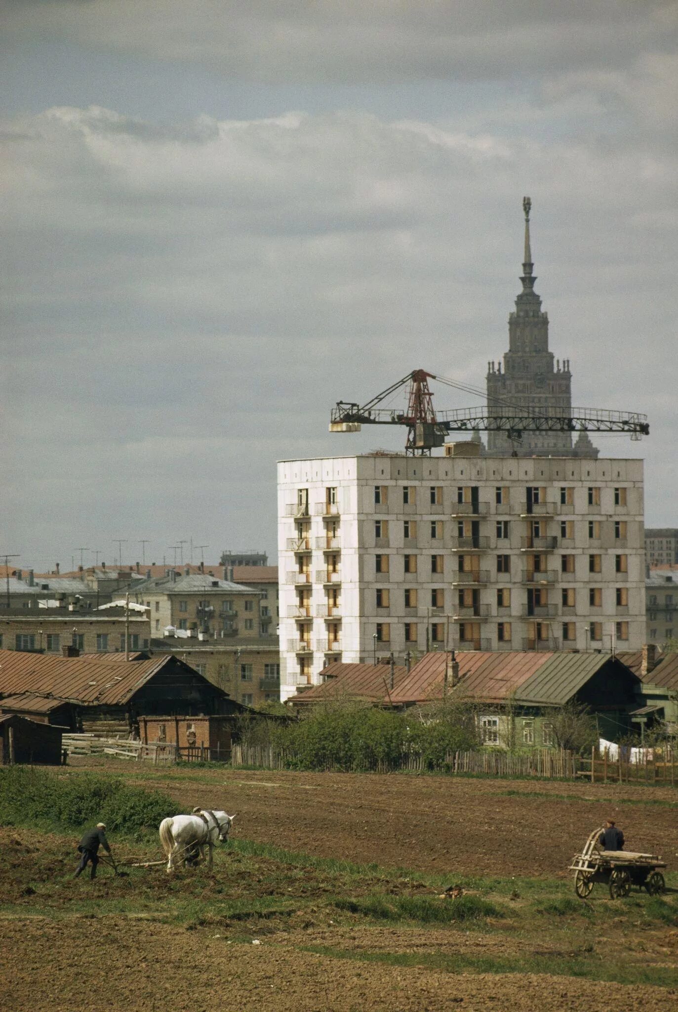 Village 60. Москва 1950 МГУ. Село Семеновское Черемушки.