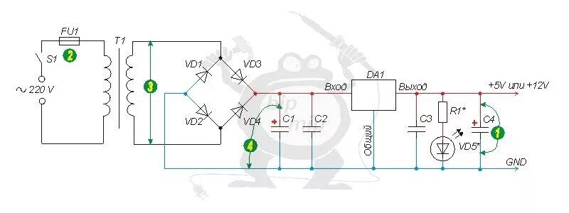 Схема блока питания 5 вольт. Схема блока питания на 12 вольт 5 ампер. Стабилизированный блок питания 12в 2а схема. Схема стабилизированного блока питания на 12 вольт. Стабилизированный блок питания 5в схема.