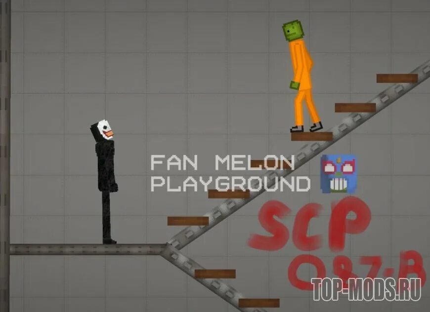 Scp playground. Реакция ютуберов на игру scp 087 b.
