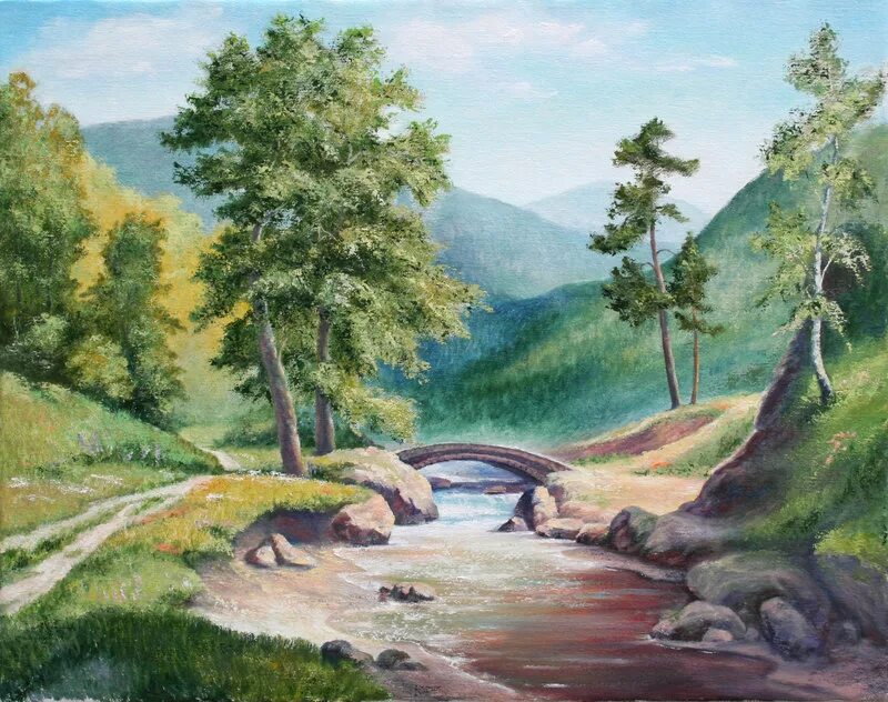 Рисунки горы река. Пейзаж цветными карандашами. Картины карандашами цветными природа. Река цветными карандашами. Картины цветными карандашами пейзаж.