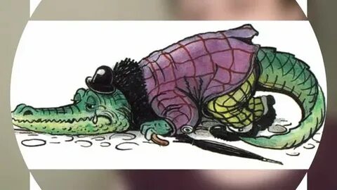 Крокодил жабу проглотил