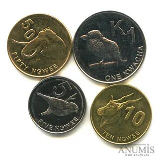 Монета замбии 4