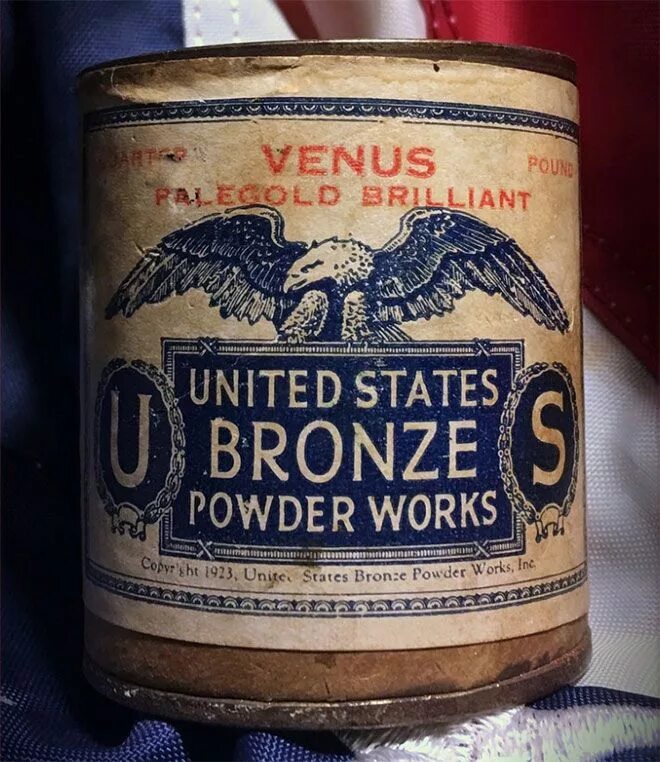 Old product. Vintage package American.