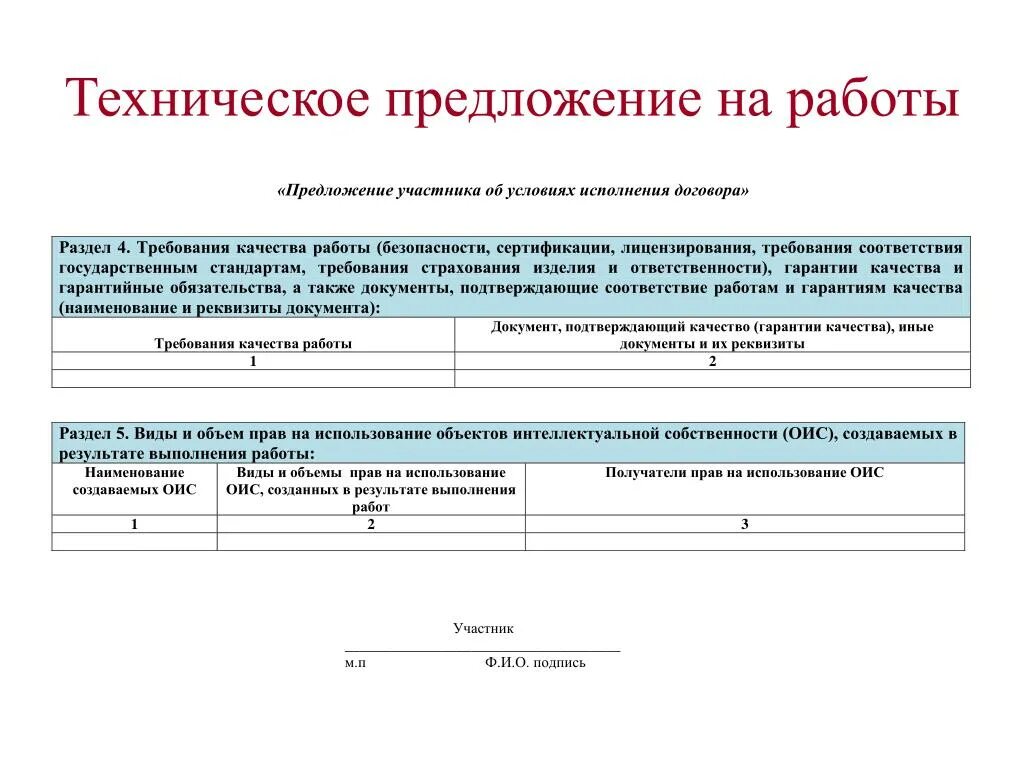 Предложение на выполнение. Техническое предложение форма 2 образец заполнения. Пример технического предложения на тендер по 223 ФЗ. Техническое предложение по 44 ФЗ образец. Техническоепредлоежение.